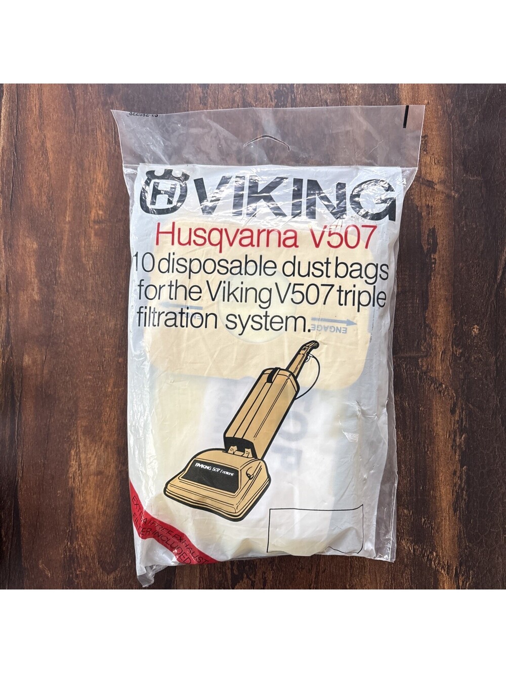 NOS Viking Husqvarna V507 Series Vacuum Cleaner Disposable Dust Bags X10